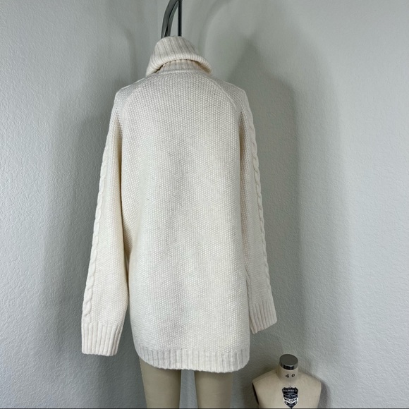 Kari Traa Lid Knit Turtleneck Cable Knit Chunky Sweater - Picture 5 of 8